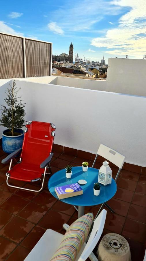 Penthouse With Solarium In The Center Of Malaga-Atico Con Solarium En El Centro De Malagaアパートメント エクステリア 写真